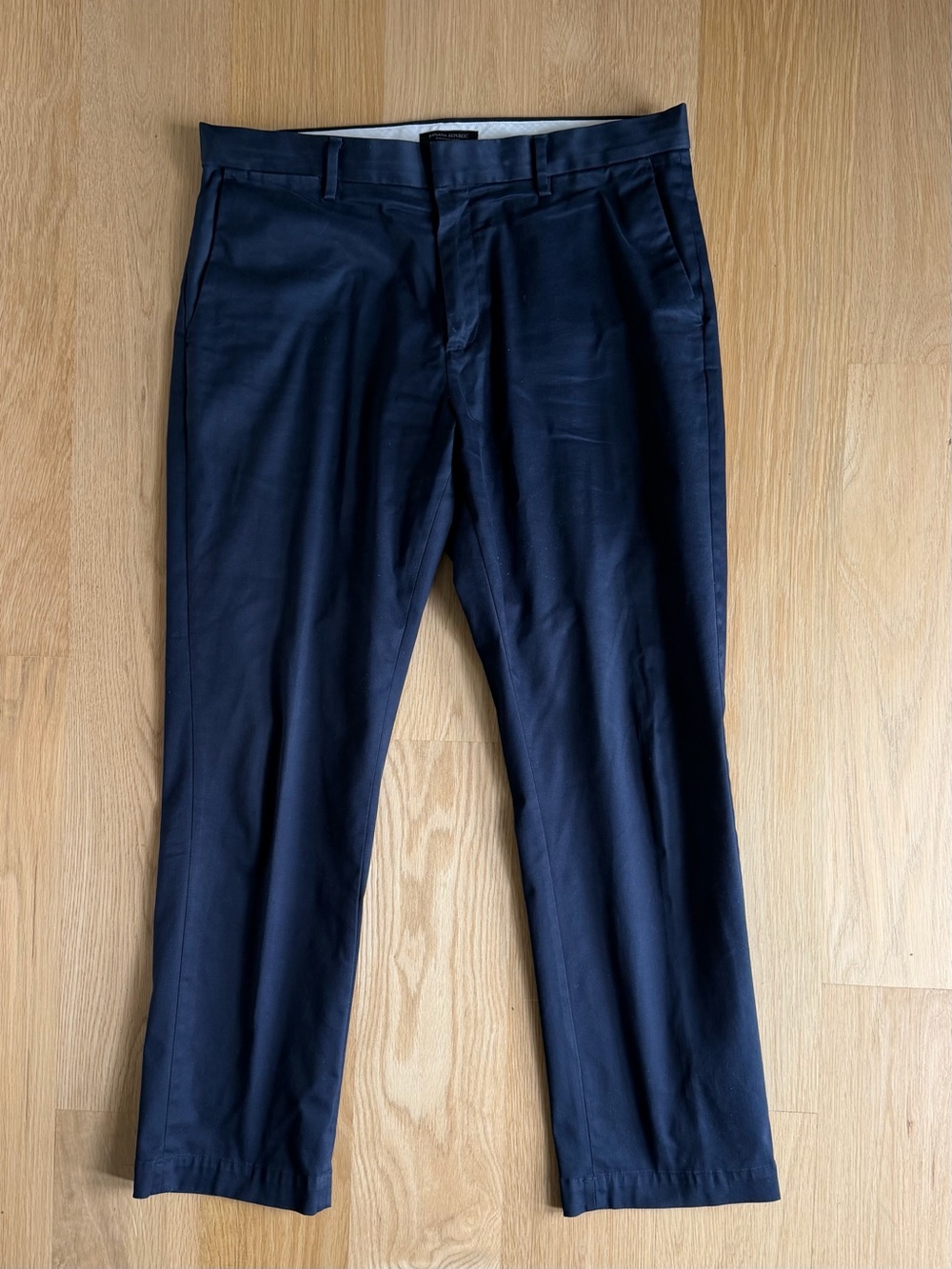 Banana Republic Men’s Emerson Navy Blue Chino Pants 35 x 32
